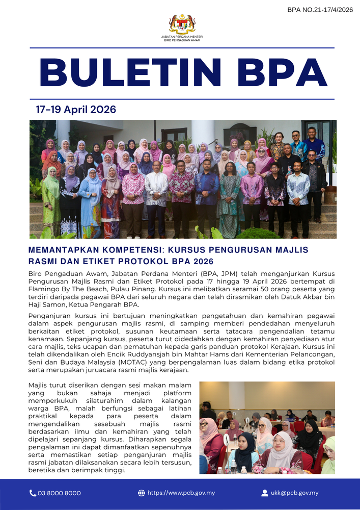 Buletin 17 - 19 April 2026 