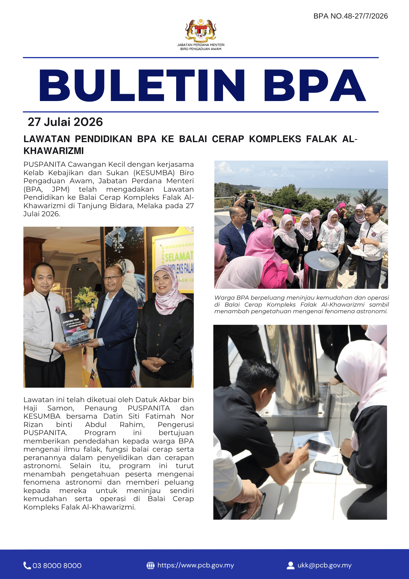 Buletin 27 Julai 2026