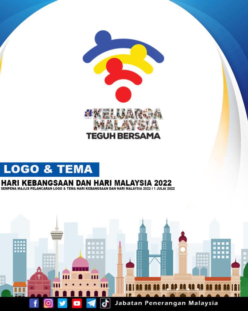 Logo & Tema Hari Kebangsaan dan hari Malaysia 2022